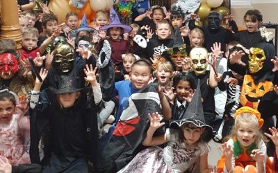 Halloweenské dovádění