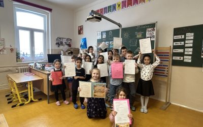 1. A se dnes raduje z prvního pololetního vysvědčení