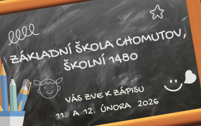Naše škola vás zve k zápisu 11. a 12. února 2026
