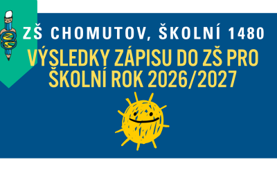 Výsledky zápisu do ZŠ pro školní rok 2026/2027