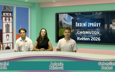 Nestihli jste živé vysílání Školních zpráv chomutovských škol? Koukněte ze záznamu